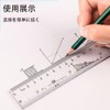 ZBYMOTW Ruler 15cm Plastic Transparent Ruler Scale Studying Measuring Tool