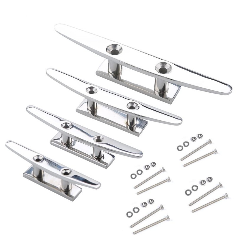 MIZUGIWA 4 inch Boat Cleats 316 Stainless Steel Dock Cleat