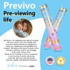 Previvo Gender Reveal Confetti Powder Cannon - 4 Pack Blue