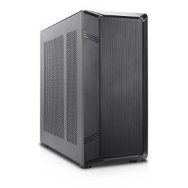 Rosewill Helium NAS Black ATX Mid Tower Computer Case, Mesh Panel, 4X 140mm PWM Fan, Ideal for DIY NAS, Media Servers, or Small Business Applications