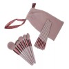 Cosmetishop Set De 13 Brochas Pinceles De Maquillaje Con Bolsa