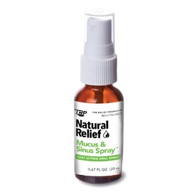 Natural Relief Mucus & Sinus Spray – Multi Symptom Mucus and Sinus Relief Including Mucus Build-Up, Sinus Congestion, and Head and Nasal Pressure.