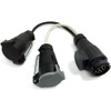 Towing Electrics Adaptor 13 Pin to 12N+12S 7 Pin,Caravan Converter