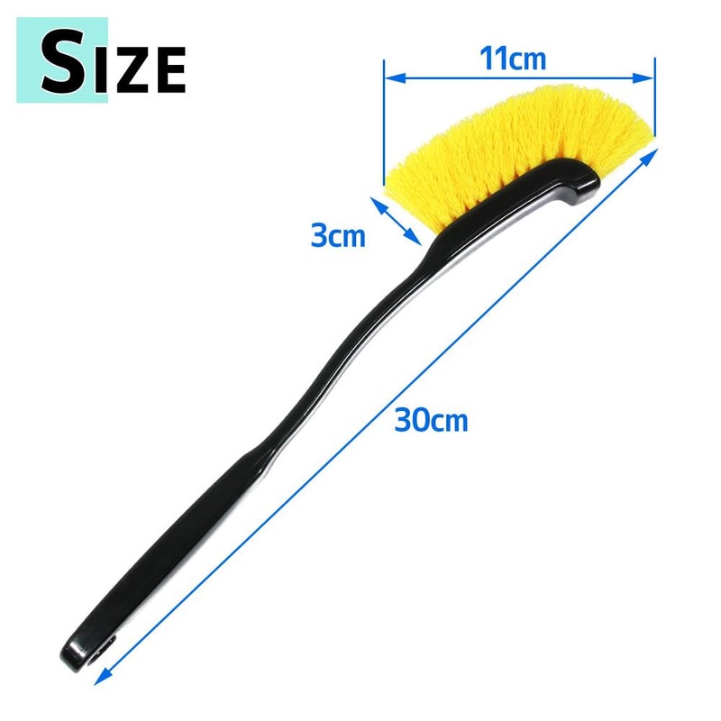 Car Wash Brush, Wheel Brush, Curved Pattern, Car Tools, Car
