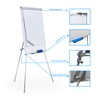 MAKELLO Flip Chart Easel Magnetic Tripod Whiteboard Dry Erase Board