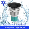 10 Amp 19mm Momentary Push Button Switch 3/4" Hole Mushroom