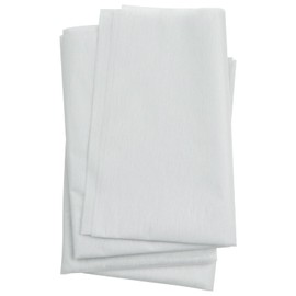 TEUYOE Ironing Fleece Fabric 200 x 100 cm, 30 g/m² Fleece Line for Iron-on, Non-Woven Fabric, Iron-On Insert, Lightweight for Sewing Crafts, DIY, Embroidery (White)