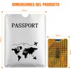 NEARPOW 24 Piezas Protector de Tarjetas Bancarias Funda para Pasaporte