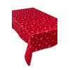 Diana Cowpe CHRISTMAS STAR TABLECLOTH *Red & Silver* TRADITIONAL XMAS