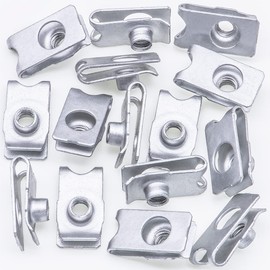 Rexka 10 pcs M6-1.0 Bumper Cover Retainer U Nut Compatible with Honda Acura 90675-SA5-003 Accord Civic CR-V CRX Odyssey Pilot Ridgeline CL Integra Legend MDX RL 90675SA5003