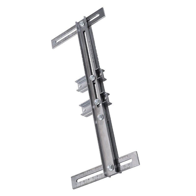 Cabinet Hardware Jig Template Stainless Steel Closet Hanging Rod Locator