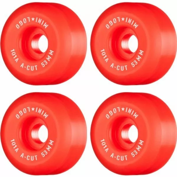 Mini Logo A-Cut Skateboard Wheels - 53mm 101a (Set of