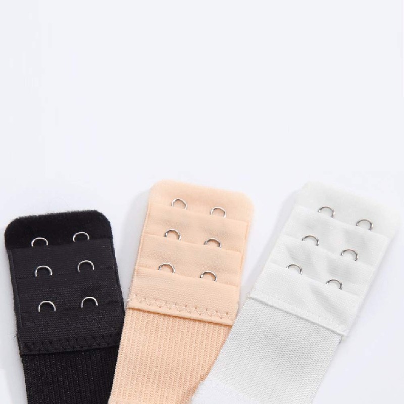 Yesmin Pack of 3 Bra Strap Extenders Extensions Elastic Extender