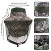 MILAKOO Unisex Full Face Mesh Hat Camo Hiking Hat Adjustable