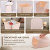 Amyhill 10 Pcs Square Plastic Trash Can Wastebasket Small Garbage