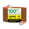 Go Green Power Inc. (GG-14000) 12/3 SJTW Outdoor Extension Cord,