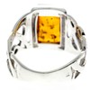 Silver Amber Jewellery - 925 Sterling Silver and Cognac Baltic