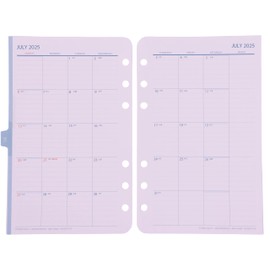 Franklin Planner Original Monthly Calendar Begins July 2025, Starts Sunday, Compact Size 86466