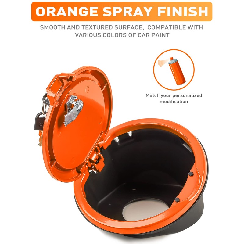 Savadicar Locking Gas Cap Cover, Fuel Filler Tank Door with