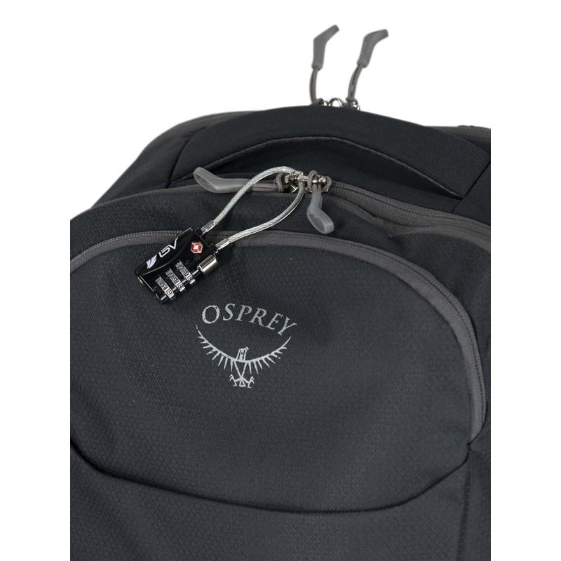 Osprey Europe TSA 3 Dial Cable Lock Unisex Black -
