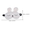 FOMIYES 6 Pcs Plush Rabbit Eye Mask Eye Mask for