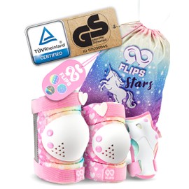 99FLIPS Knee Pads for Kids Skateboard Pads - Kids Knee and Elbow Pads for Children - Scooter Knee Pads Skate Pads - Size S/M - Pink - Elbow and Knee Pads Kids Knee Pads