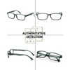 LUFF Unbreakable Reading Glasses for Women,4PCS Blue Light Blocking Reading