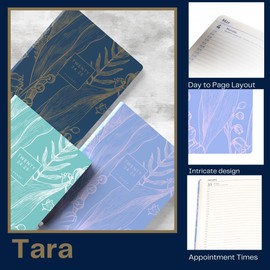 Collins Tara Mid Year Diary Planner A5 Day To Page Academic Year 2024-25 - Lilac - Daily Mid Year Journal for Students, Teachers and Academics - TA151M.55-2425 - August 2024 to August 2025