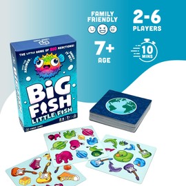 Format Games Big Fish Little Fish: The New Family Card Game from Fun and Fast Card Game for Kids and Adults