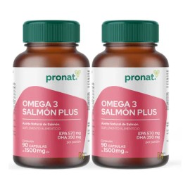 Kit 2 Piezas de Salmon Plus Omega 3 (90 Caps Cada Frasco) Pronat