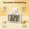 LXSZRPH Reptile Hygrometer and Thermometer High LCD Display Temperature Humidity