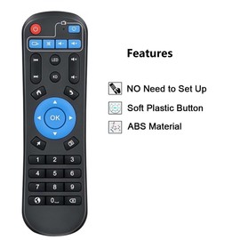 New Replacement Remote Control for Android TV Box T95, T95H,T95Q,T95MAX, T95Z Plus, T95K T95V T95U T95W Pro, T95 X2, Q Plus, X96, H96, MX1, MX10, T9, X88, HK1BOX, HK1MAX