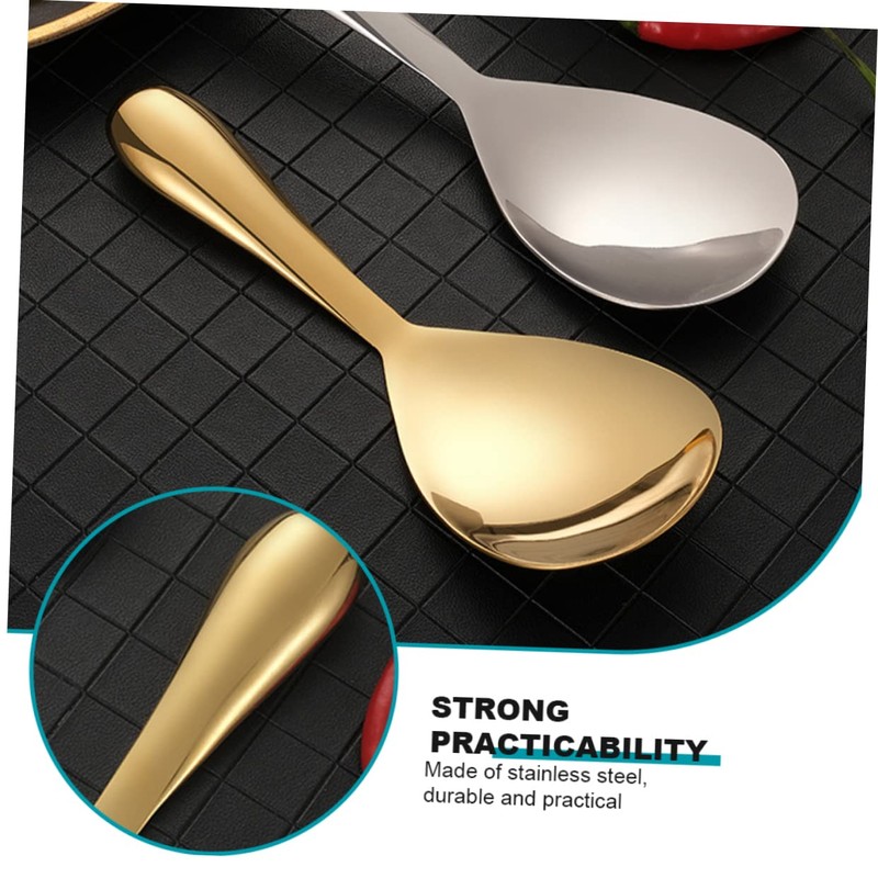 Angoily Rice Spoon Mixing Spoons Appetizer Spoons Turner Spatula Rice