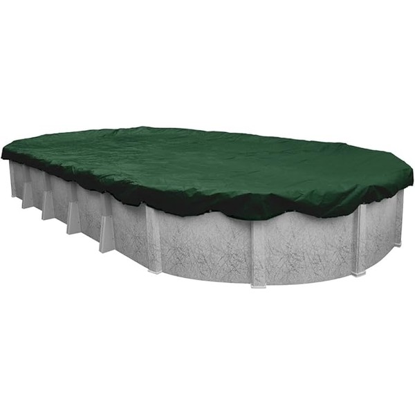 Robelle 15 x 27 ft Heavy Duty Green Winter Oval