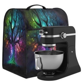 Kitchen Aid Mixer Cover Compatible with 6-8 Quarts Glowing Tree of Life Stand Mixer Cover Dust Cover with Zipper Pocket Kitchen Aid Mixer Accessories Kitchen Appliance Organizer Bag