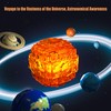 Solar System Building Kit with Lights - Spinning Space Exploration