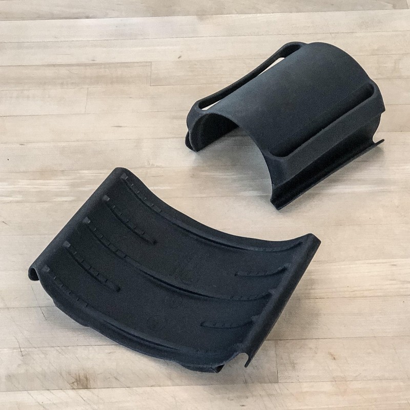 GRIPmitt Silicone Kitchen Mitt 2-Pack Set (Small/Medium, Black)