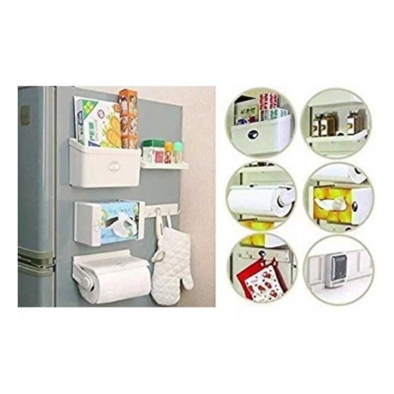 Extreme Organizador Cocina Refrigerador Magnético 5 En 1 Practico Color