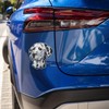 Cute Dalmatian Dog Pet Vinyl Sticker - Playful Car Bumper