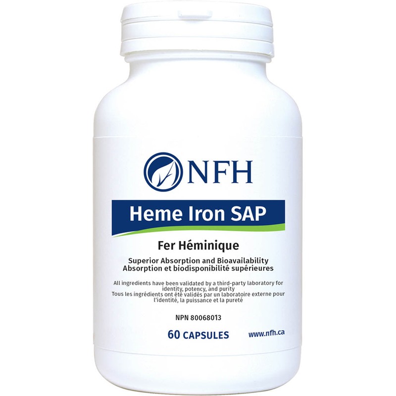 NFH Heme Iron SAP 11mg, 60 Capsules