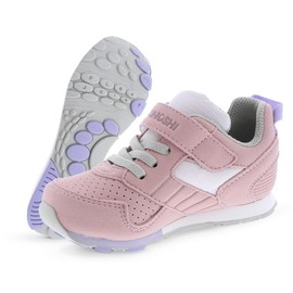 TSUKIHOSHI Racer Kids Shoes - Strap-Closure Machine-Washable Kids and Toddler Shoes with Wide Toe Box & Slip-Resistant, Non-Marking Outsoles, Rose/Pink - 8.5 Toddler (1-4 Years)