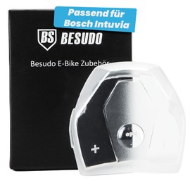 Besudo Protective Cover for Bosch Intuvia Control Unit, Transparent, Water Resistant, UV-Resistant TPU Material, E-Bike Accessory, L043-K