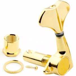 GOTOH NEW (1) Gotoh GB707 Bass Machine Head TREBLE SIDE - SINGLE TUNER w/ Screw - GOLD