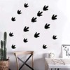 Dinosaur Footprints Stickers 45 pcs Dinosaur Tracks Decals Removable Peel