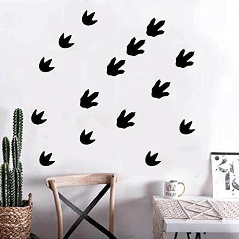 Dinosaur Footprints Stickers 45 pcs Dinosaur Tracks Decals Removable Peel