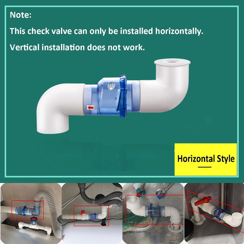 2'' Check Valve - Backdraft Damper - 2 inch Non-Return
