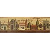 Chesapeake Wallpaper Border Country Houses and Trees