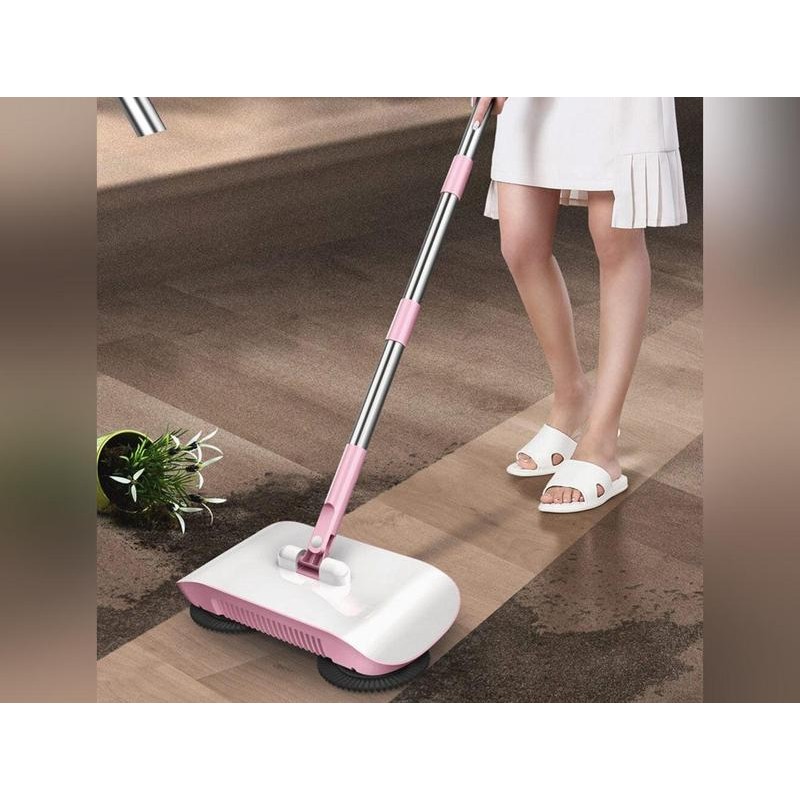 Hand Push Sweeper Household Broom Dustpan Mop Floor All-in-one Machine