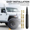 5.7" Blue Bullet Antenna Compatible with 2006-2010 Hummer H3 2009-2017