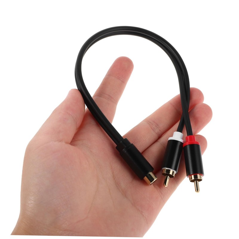CHILDWEET RCA Audio Splitter Cable Y Adapter with Gold Plated